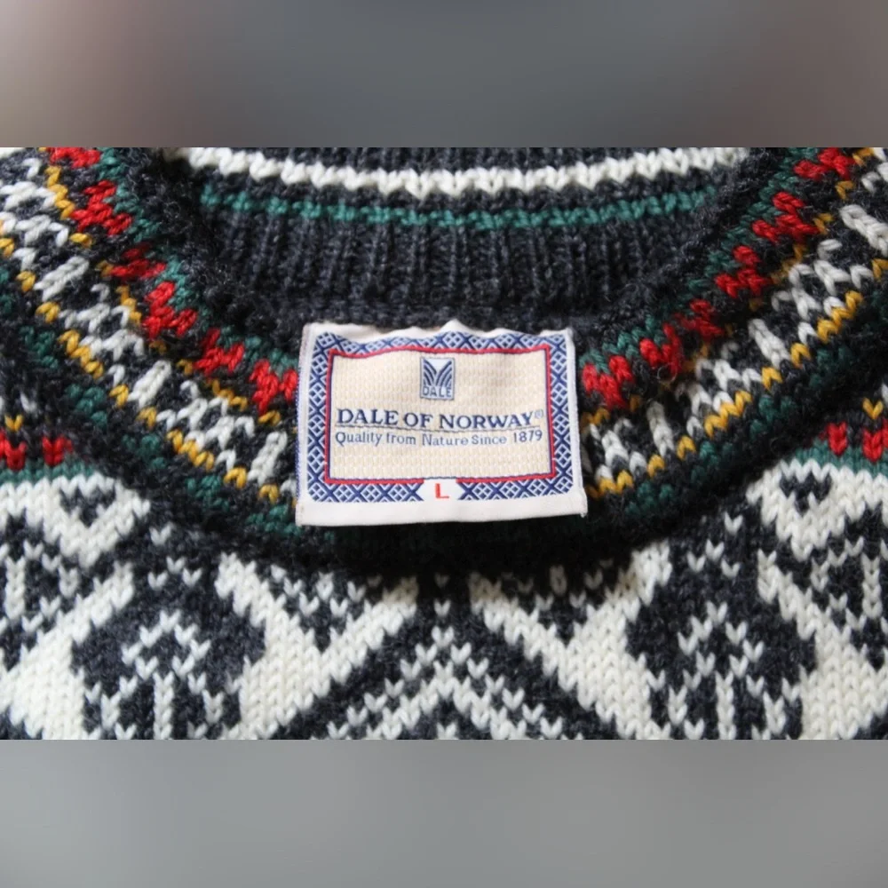 Vintage Dale of Norway 1994 Lillehammer Winter Olympics Wool Sweater - Picture 6 of 8
